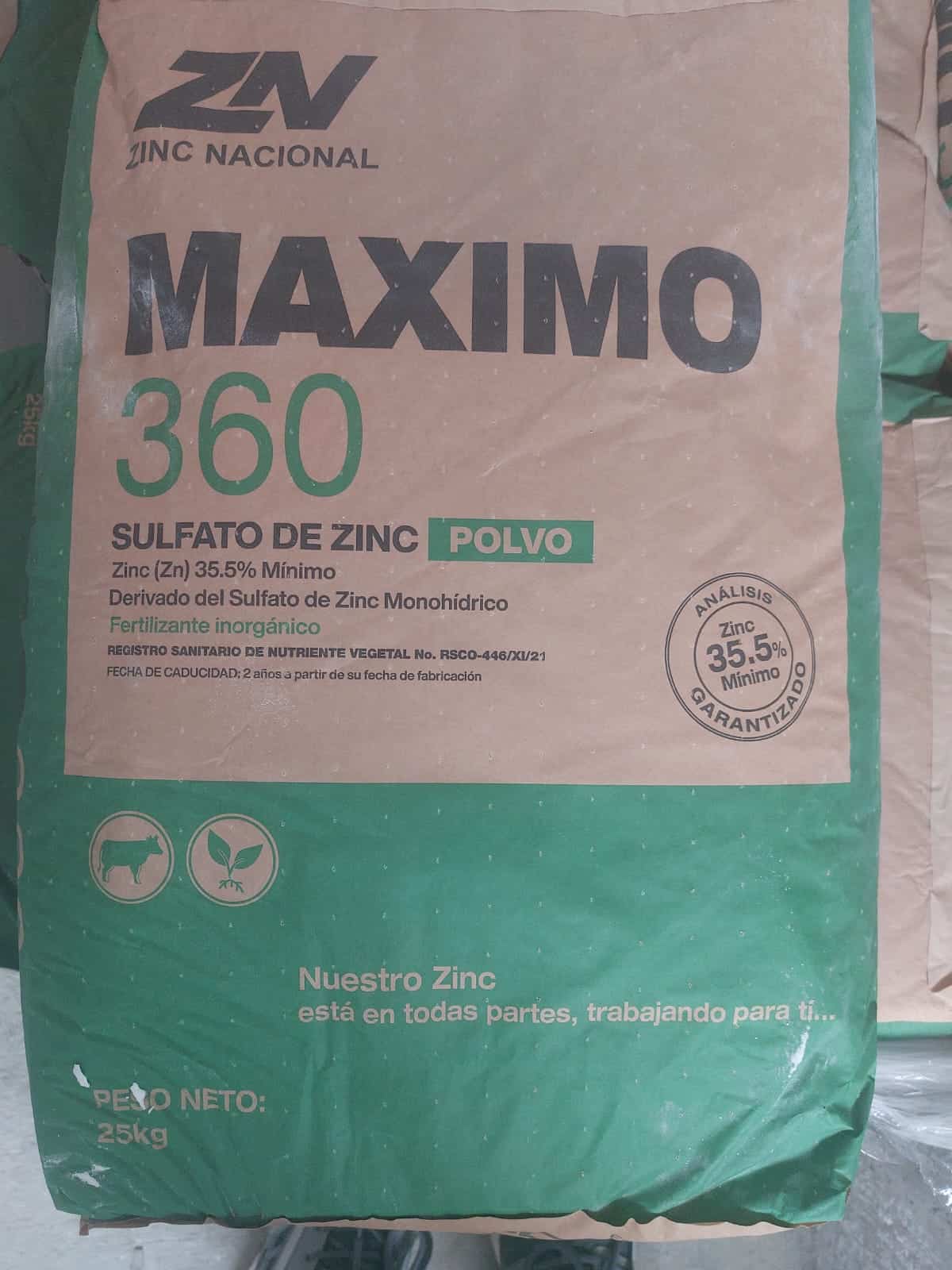 Sulfato de Zinc Monohidratado